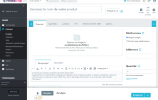 fiche produit efficacement sous Prestashop